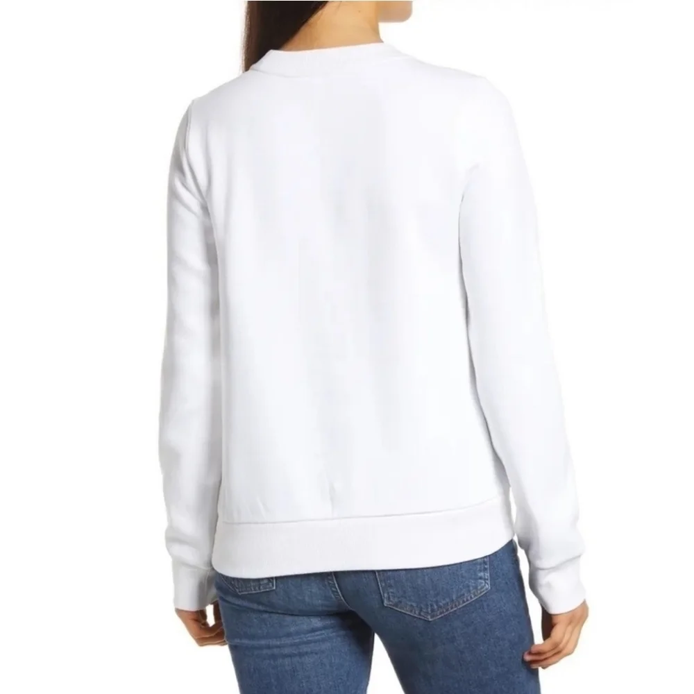 Women's 1901 Mulled Wine Graphic Sweatshirt, Size Small - White - Picture 9 of 9